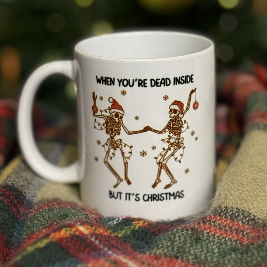 Dead Inside Christmas Mug