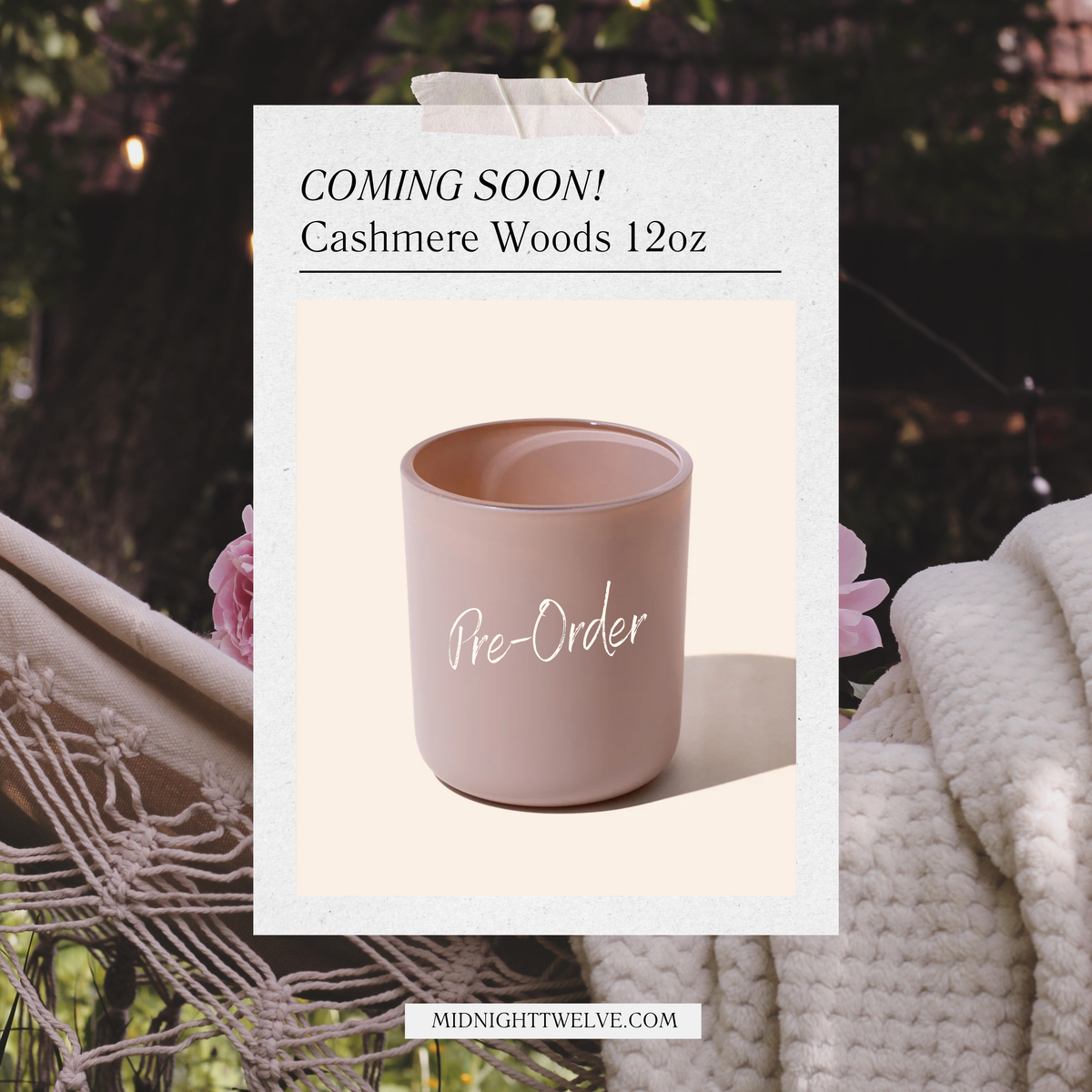 Cashmere Woods 12oz Luxe Candle