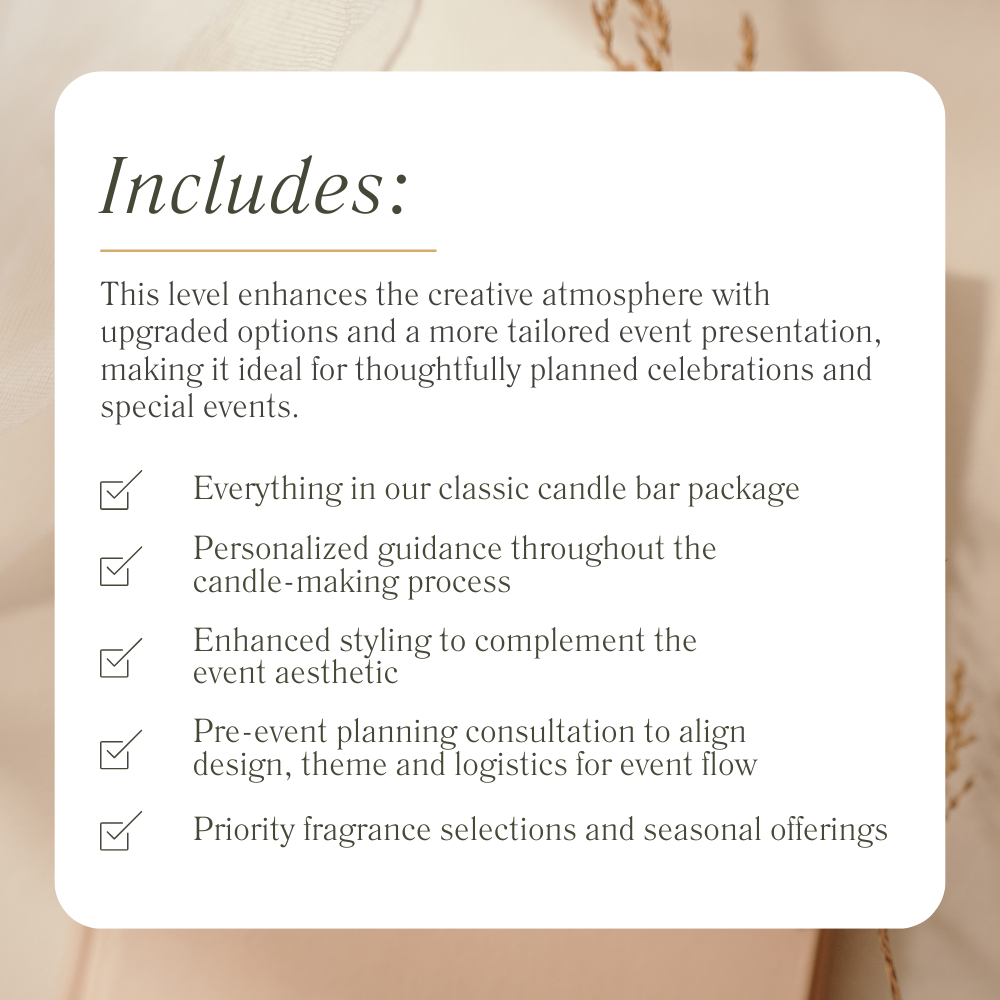 Luxe Candle Bar