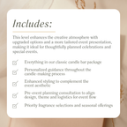 Luxe Candle Bar
