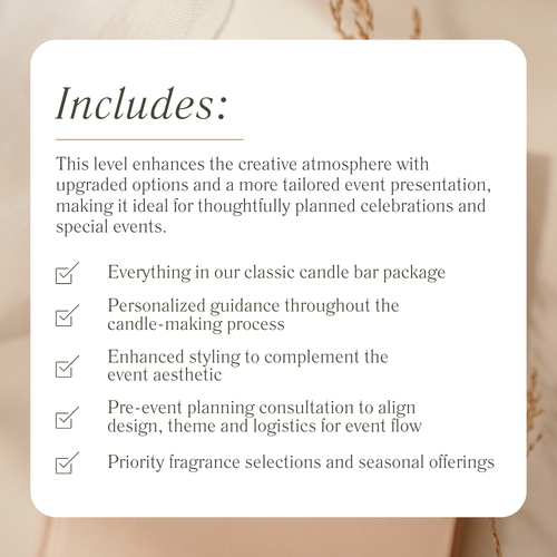 Luxe Candle Bar